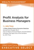 Cover: Profit Analysis for Business Managers - Wiley