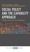 Cover: Social Policy and the Capability Approach - Policy Press
