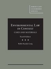 Bild: Environmental Law in Context - West Academic Press