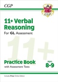 Cover: 11+ GL Verbal Reasoning Practice Book & Assessment Tests - Ages 8-9 (with Online Edition) - Coordination Group Publications Ltd (CGP)