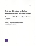 Cover: Training Clinicians to Deliver Evidence-Based Psychotherapy - RAND