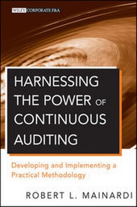 Enlarge image Cover: Harnessing the Power of Continuous Auditing - Wiley