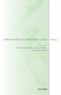 Cover: Oxford Studies in Philosophy of Law Volume 3 - OUP eBook