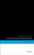 Cover: Oxford Studies in Early Modern Philosophy, Volume VIII - OUP eBook