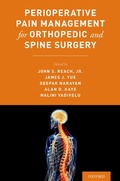 Cover: Perioperative Pain Management for Orthopedic and Spine Surgery - OUP eBook