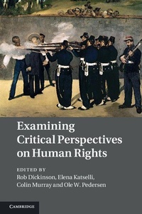 Enlarge image Cover: Examining Critical Perspectives on Human Rights - Cambridge University Press