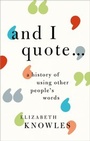 Cover: 'And I quote...' - OUP eBook