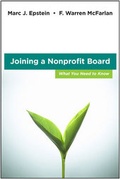 Cover: Joining a Nonprofit Board - Jossey-Bass