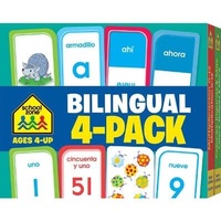 Abbildung von: School Zone Bilingual 4-Pack Flash Cards - School Zone