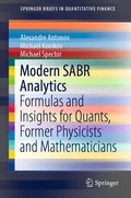 Cover: Modern SABR Analytics - Springer