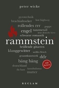 Cover: Rammstein. 100 Seiten - Reclam