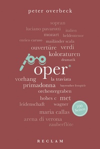 Abbildung von: Oper. 100 Seiten - Reclam