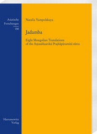 Abbildung von: Jadamba - Harrassowitz Verlag