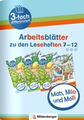 Cover: Mats, Mila und Molli - Arbeitsbl&auml;tter zu den Leseheften 7 - 12 (A B C) - Mildenberger Verlag GmbH