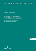 Cover: Sekundaere Praedikation und Informationsstruktur - Peter Lang Verlag