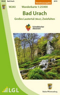 Abbildung von: W243 Bad Urach - Großes Lautertal (West), Zwiefalten - Schwäbischer Albverein