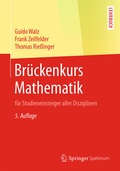 Cover: Br&uuml;ckenkurs Mathematik - Springer Spektrum
