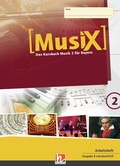 Cover: MusiX 2 BY (Ausgabe ab 2017) Arbeitsheft 2 - Helbling Verlag