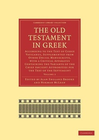 Enlarge image Cover: The Old Testament in Greek - Cambridge University Press