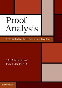 Enlarge image Cover: Proof Analysis - Cambridge University Press