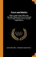 Cover: Force and Matter - Franklin Classics Trade Press