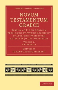 Enlarge image Cover: Novum Testamentum Graece - Cambridge University Press
