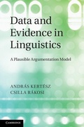 Cover: Data and Evidence in Linguistics - Cambridge University Press