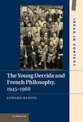 Cover: The Young Derrida and French Philosophy, 1945-1968 - Cambridge University Press