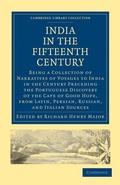Cover: India in the Fifteenth Century - Cambridge University Press
