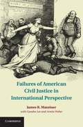 Cover: Failures of American Civil Justice in International Perspective - Cambridge University Press