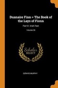 Cover: Duanaire Finn = The Book of the Lays of Fionn - Franklin Classics