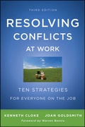 Cover: Resolving Conflicts at Work - Jossey-Bass