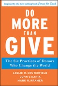 Cover: Do More Than Give - Jossey-Bass