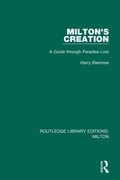 Cover: Milton's Creation - Routledge