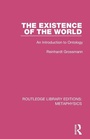 Cover: The Existence of the World - Routledge