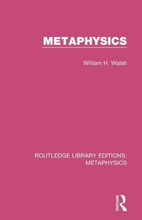 Enlarge image Cover: Metaphysics - Routledge