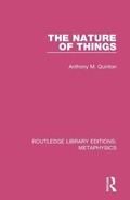 Cover: The Nature of Things - Routledge