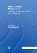 Cover: Media Relations Measurement - Routledge