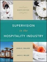 Enlarge image Cover: Supervision in the Hospitality Industry, Eighth Edition with Study Guide Set - Wiley