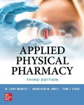 Cover: Applied Physical Pharmacy, Third Edition - McGraw-Hill Education