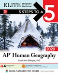 Cover: 5 Steps to a 5: AP Human Geography 2020 Elite Student Edition - McGraw-Hill Education
