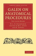 Cover: Galen on Anatomical Procedures - Cambridge University Press