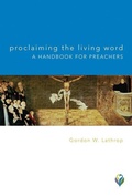 Cover: Proclaiming the Living Word - Augsburg Fortress