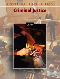 Enlarge image Cover: Criminal Justice 2006-2007 - McGraw Hill Higher Education
