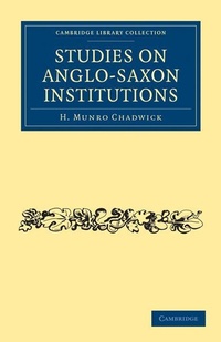 Enlarge image Cover: Studies on Anglo-Saxon Institutions - Cambridge University Press