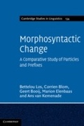 Cover: Morphosyntactic Change - Cambridge University Press