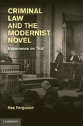 Cover: Criminal Law and the Modernist Novel - Cambridge University Press