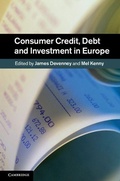 Cover: Consumer Credit, Debt and Investment in Europe - Cambridge University Press