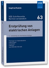 Abbildung von: Erstprüfung von elektrischen Anlagen - VDE Verlag