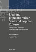 Cover: Lied und popul&auml;re Kultur / Song and Popular Culture 63 (2018) - Waxmann Verlag GmbH